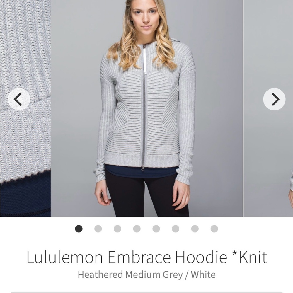 Lululemon Embrace Hoodie Knit Sweater